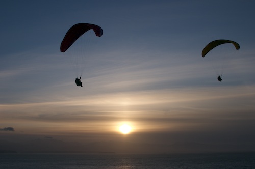 Sunset soaring at The Fort.